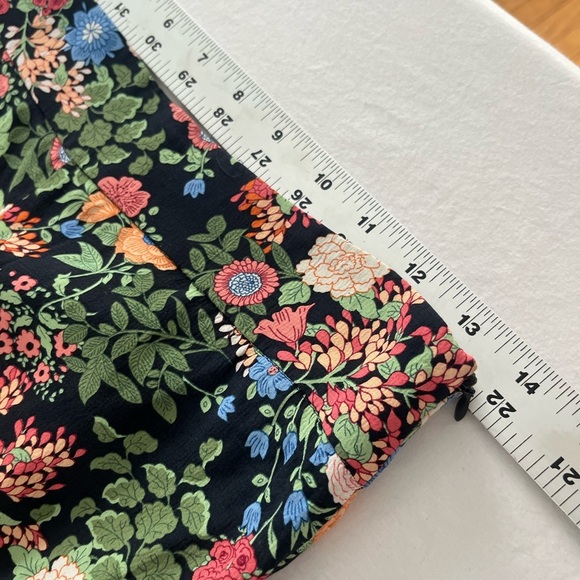 ZARA moody Floral Wide Leg Pants XS boho whimsigoth girlhood coquette 70s hippi - Picture 4 of 8